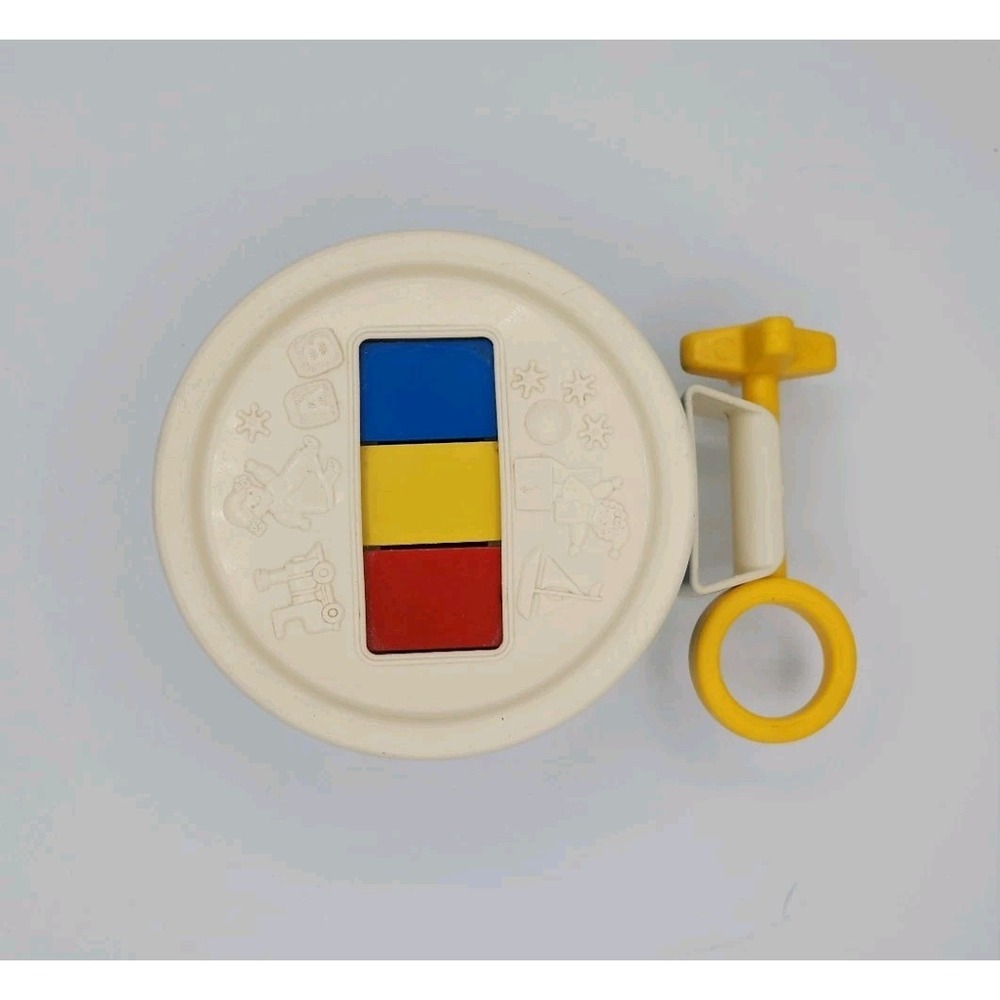 Vintage Fisher Price Drum Xylophone w. Beater 1976 Musical Retro Instrument‎